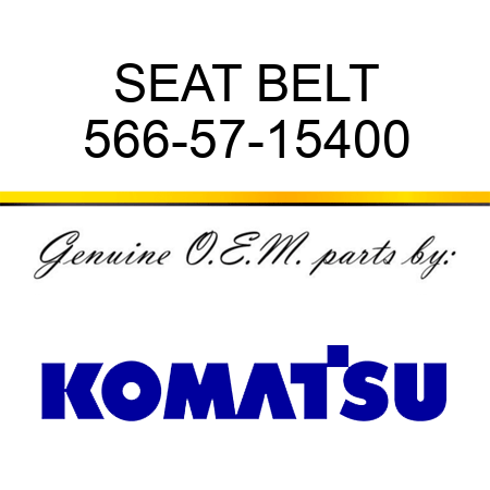 SEAT BELT 566-57-15400