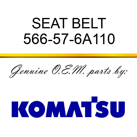 SEAT BELT 566-57-6A110