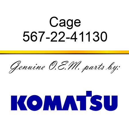 Cage 567-22-41130