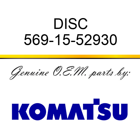 DISC 569-15-52930