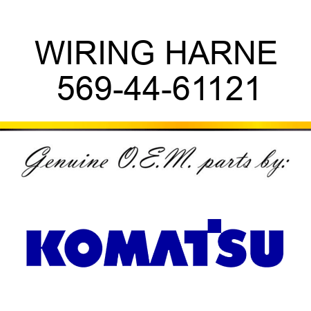 WIRING HARNE 569-44-61121