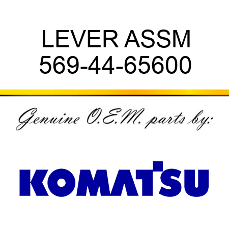 LEVER ASSM 569-44-65600
