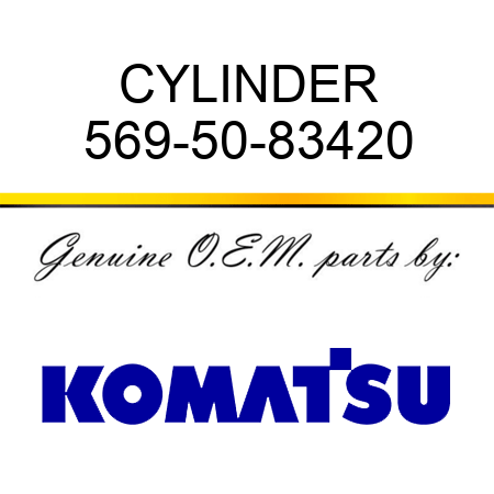 CYLINDER 569-50-83420