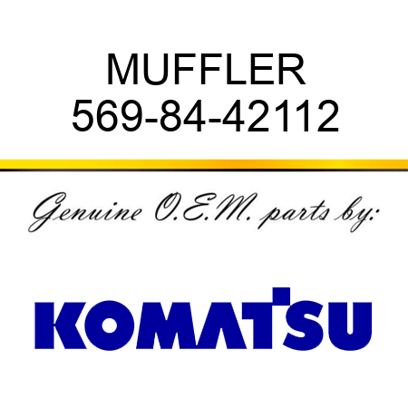 MUFFLER 569-84-42112