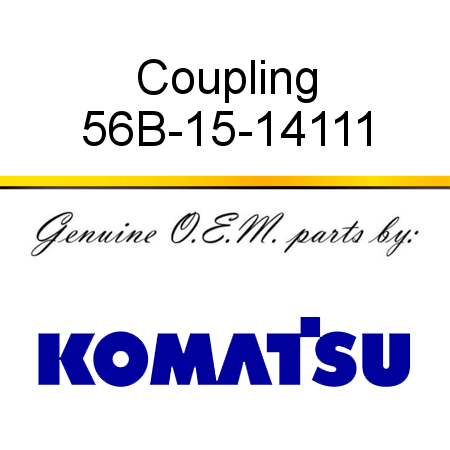 Coupling 56B-15-14111
