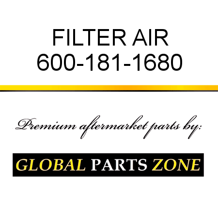 FILTER, AIR 600-181-1680