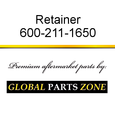 Retainer 600-211-1650