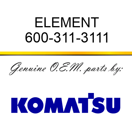 ELEMENT 600-311-3111