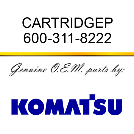CARTRIDGEP 600-311-8222