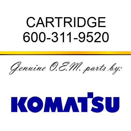CARTRIDGE 600-311-9520