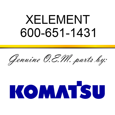 XELEMENT 600-651-1431