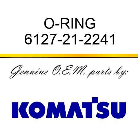 O-RING 6127-21-2241