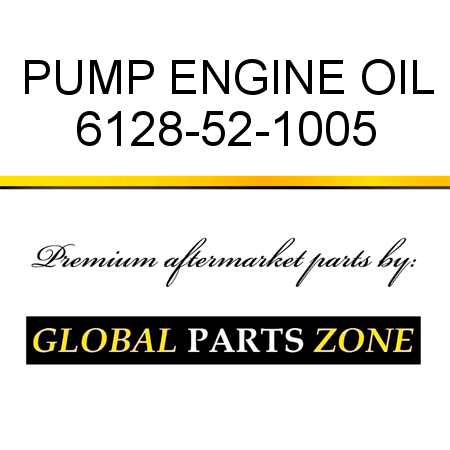 PUMP, ENGINE OIL 6128-52-1005