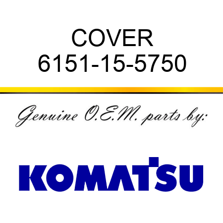 COVER 6151-15-5750
