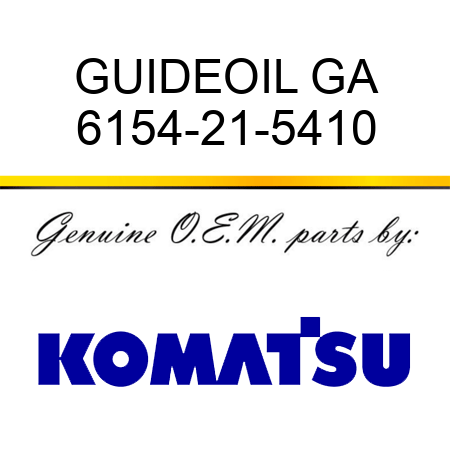 GUIDE,OIL GA 6154-21-5410