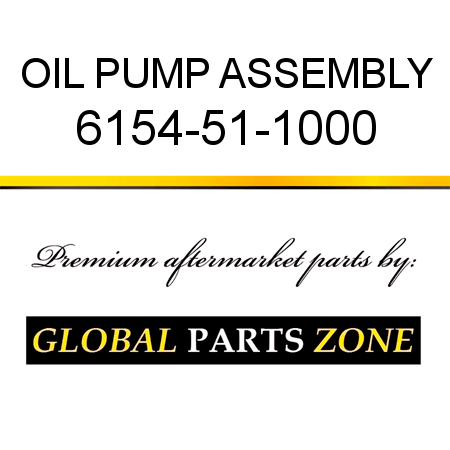 OIL PUMP ASSEMBLY 6154-51-1000