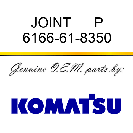JOINT      P 6166-61-8350
