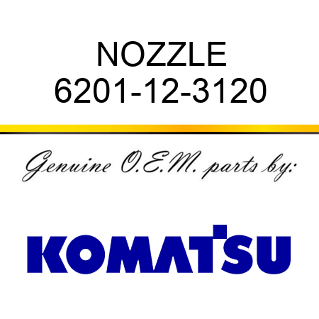NOZZLE 6201-12-3120