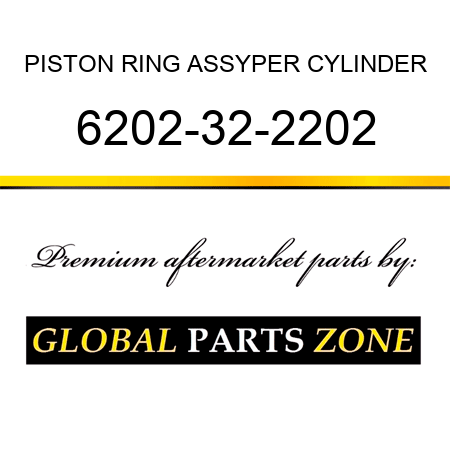 PISTON RING ASSY,PER CYLINDER 6202-32-2202