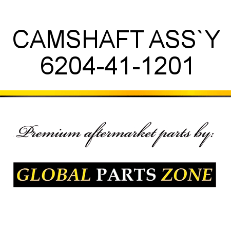 CAMSHAFT ASS`Y 6204-41-1201