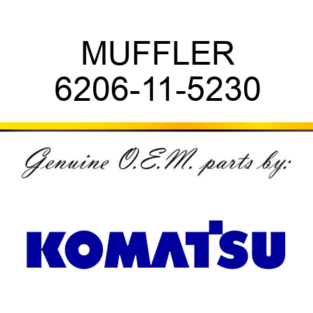 MUFFLER 6206-11-5230