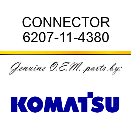 CONNECTOR 6207-11-4380