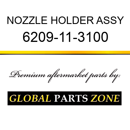 NOZZLE HOLDER ASSY 6209-11-3100