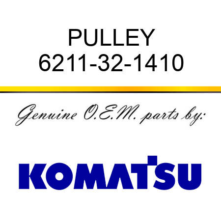 PULLEY 6211-32-1410