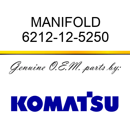 MANIFOLD 6212-12-5250