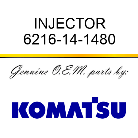 INJECTOR 6216-14-1480
