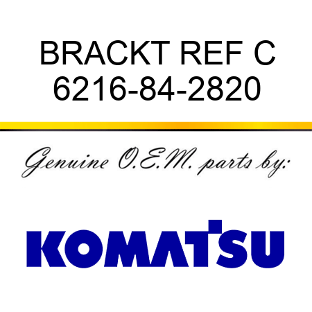 BRACKT REF C 6216-84-2820