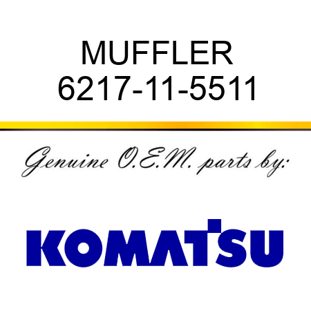 MUFFLER 6217-11-5511