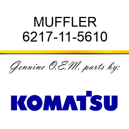 MUFFLER 6217-11-5610