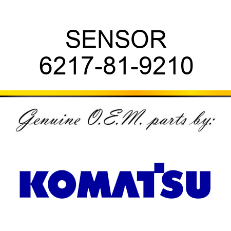 SENSOR 6217-81-9210