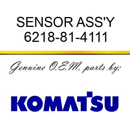 SENSOR ASS'Y 6218-81-4111