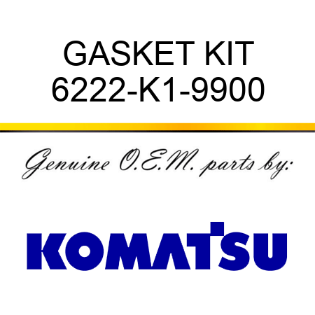 GASKET KIT 6222-K1-9900