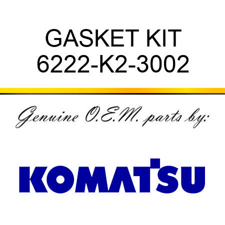 GASKET KIT 6222-K2-3002