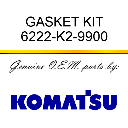 GASKET KIT 6222-K2-9900