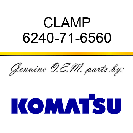 CLAMP 6240-71-6560