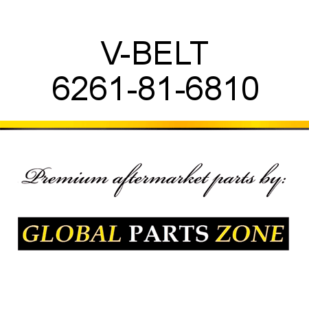 V-BELT 6261-81-6810