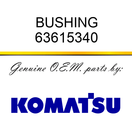 BUSHING 63615340