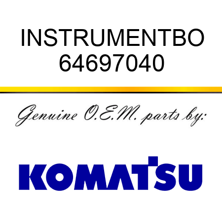 INSTRUMENTBO 64697040