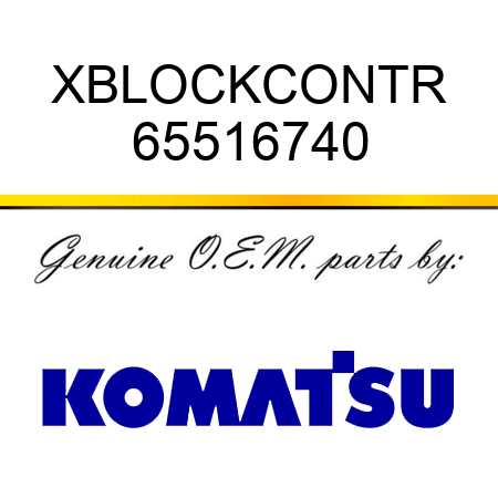 XBLOCK,CONTR 65516740