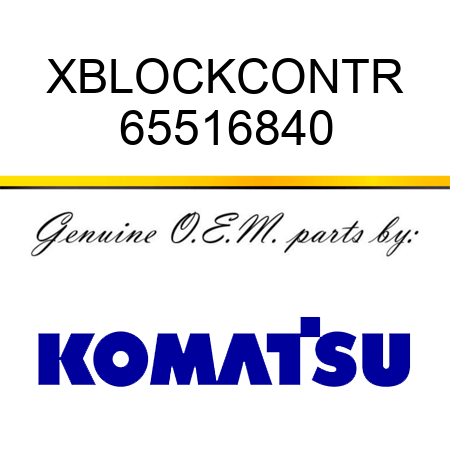 XBLOCK,CONTR 65516840