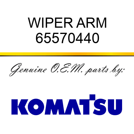 WIPER ARM 65570440