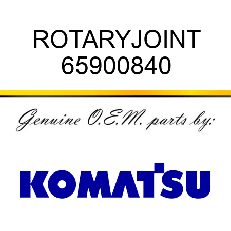 ROTARYJOINT 65900840