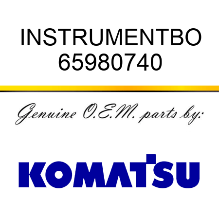 INSTRUMENTBO 65980740