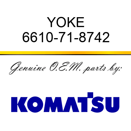 YOKE 6610-71-8742