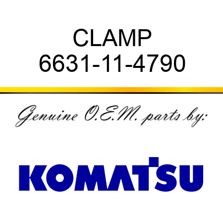 CLAMP 6631-11-4790