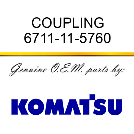 COUPLING 6711-11-5760